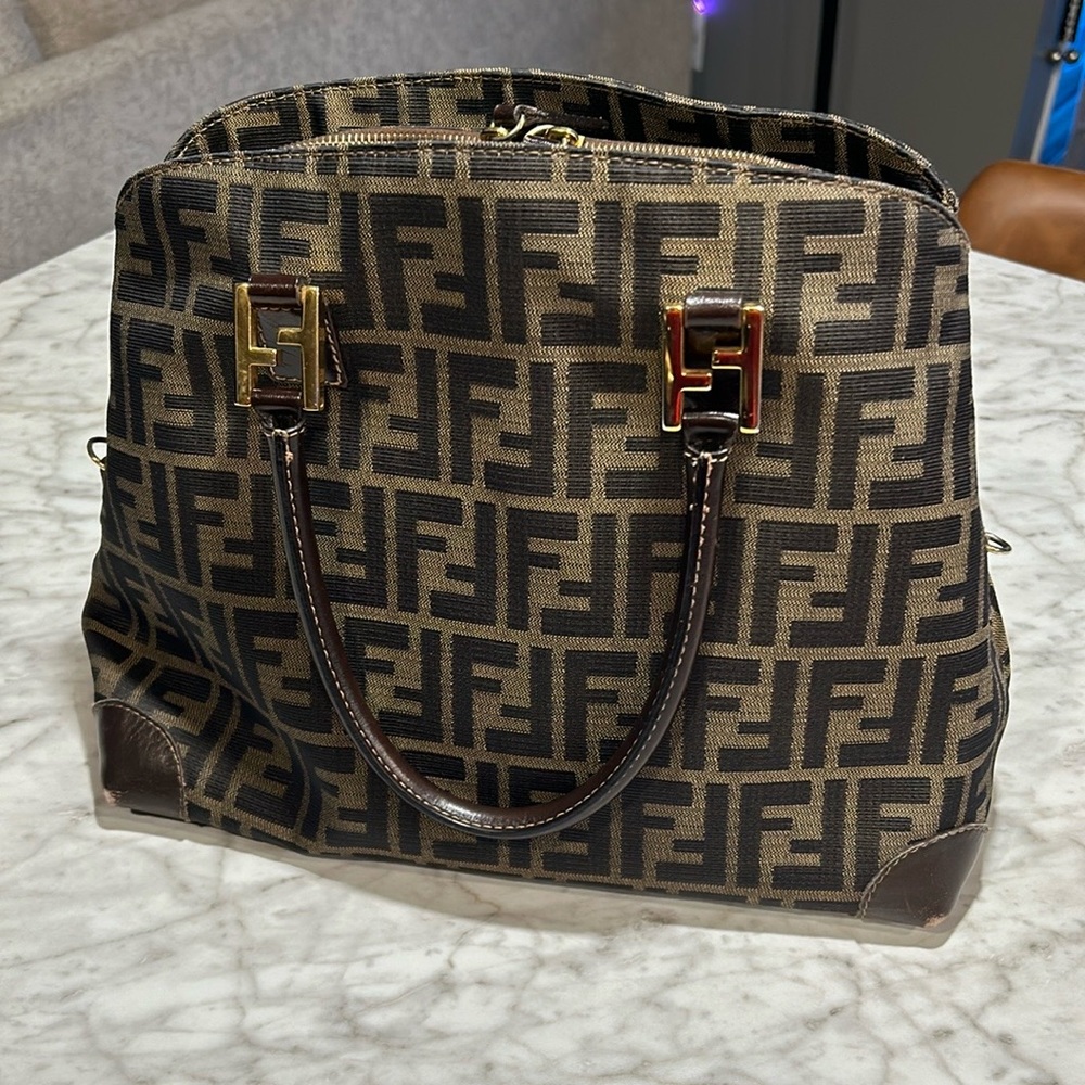 FENDI large Zucca Handbag
